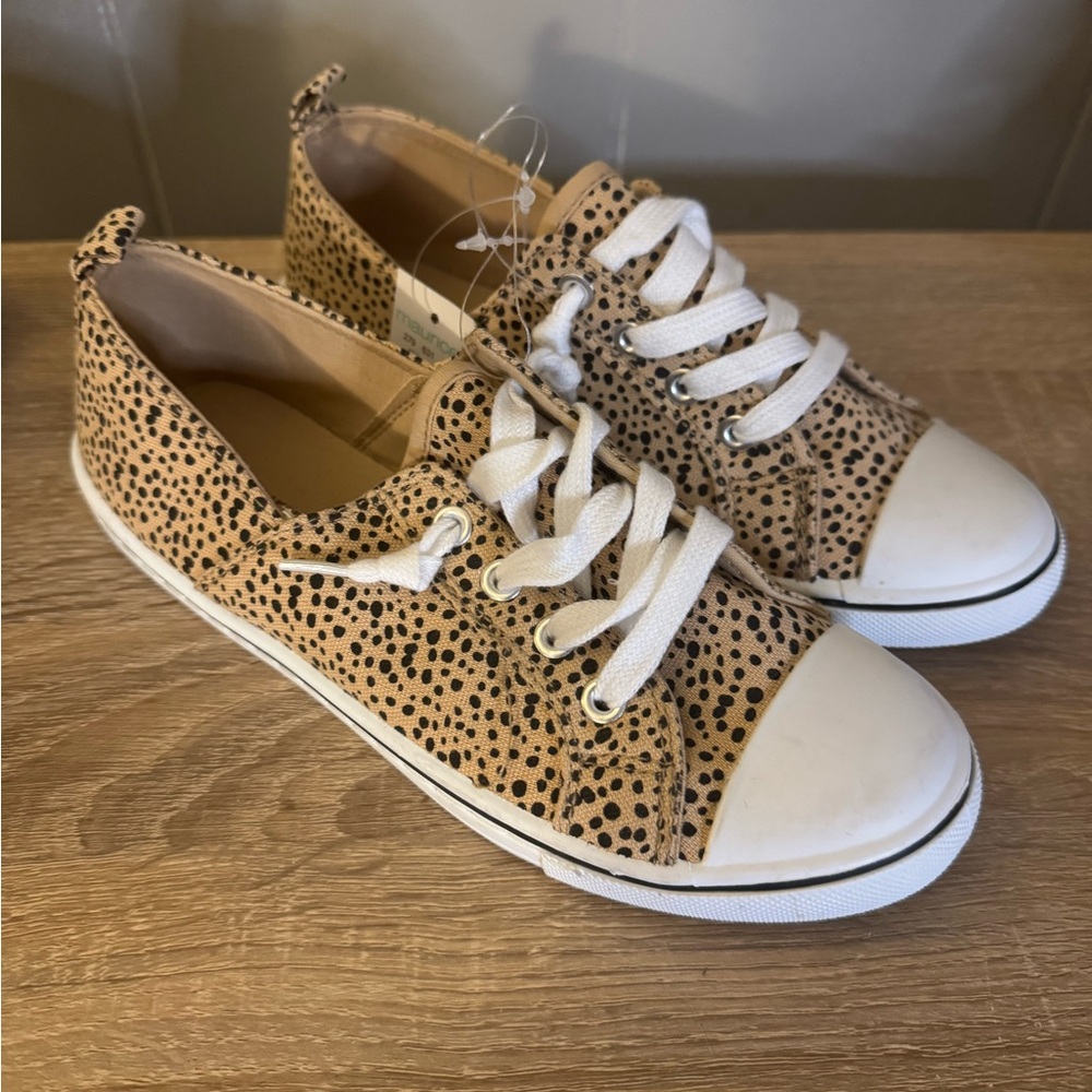 Leopard Print Casual Sneakers